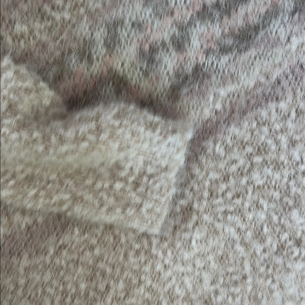 3/10 LOFT V-Neck Sweater Duo in Cream and Brown - Picture 7 of 7